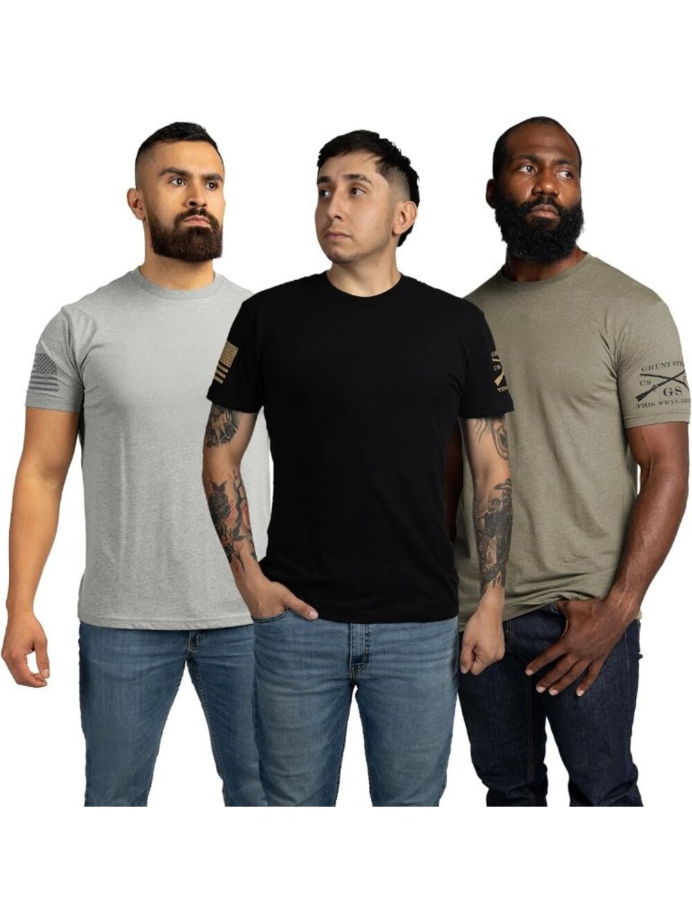 Men's Basic Crew T-Shirt Pack - Everyday Essential Tees for Casual Style